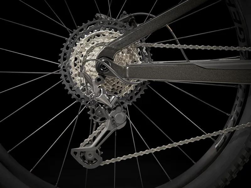 TREK Fuel EX 8 Gen 5 Full Suspension Mountain Bike in Rage Red to Dnister Black Fade-6